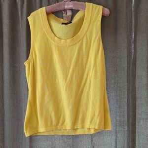 Investments Yellow Tank Top